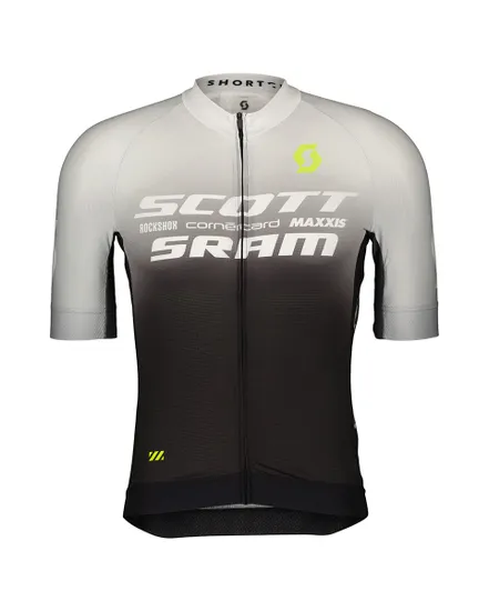 Maillot manches courtes Homme RC SCOTT-SRAM PRO Noir/Blanc