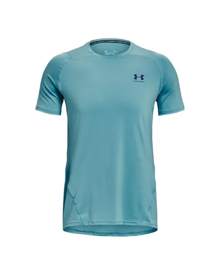 T-shirt manches courtes Homme UA HG ARMOUR FITTED SS Bleu
