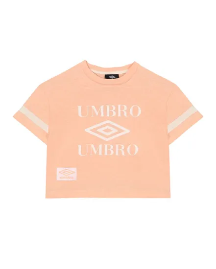 T-shirt Enfant JOY NET CROP T Rose