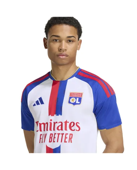Maillot de football Homme OL H JSY Blanc