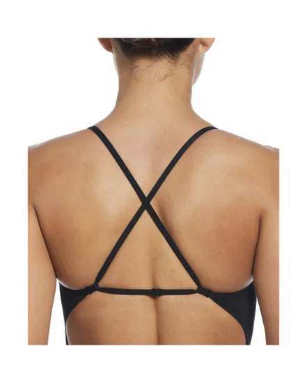Maillot de bain Femme NIKE HYDRASTRONG LOGO GRAPHIC Noir