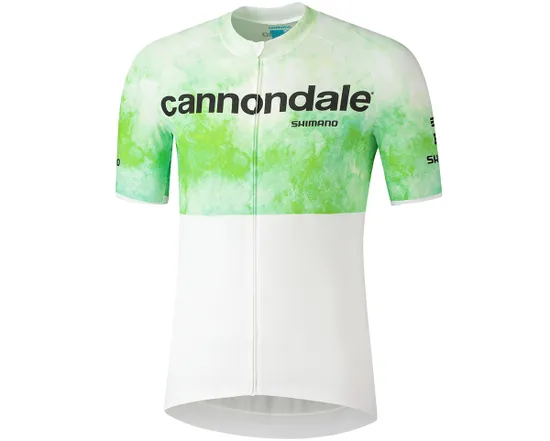 Maillot manches courtes Homme CANNONDALE FR TEAM LIMITED EDITION Blanc/Vert