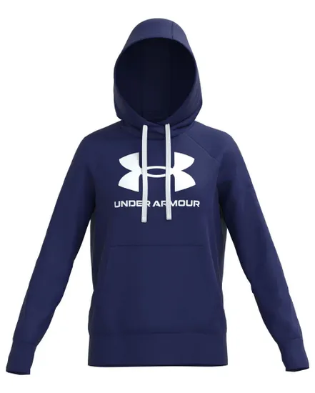 Sweat à capuche manches longues Femme Rival Fleece Logo Hoodie Bleu