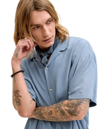 Chemise Homme Jeans Resort Solid Shirt SS SN
