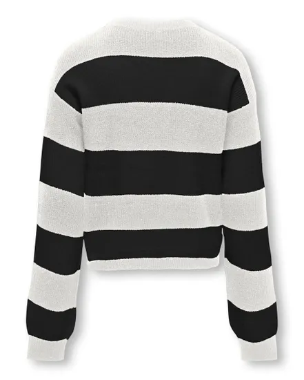 KOGFRANCA SHORT L/S STRIPE KNT NOOS