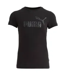 T-SHIRT FILLE Enfant G ESS+ANI GRAF TEE Noir