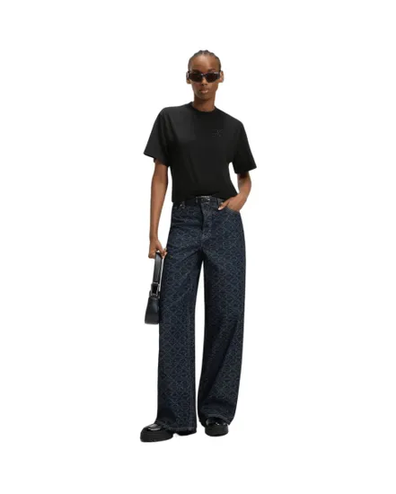 T-shirt col rond Femme VINTAGE TEE 19 Noir