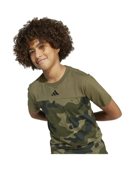 T-shirt Enfant J  CAMO T Vert