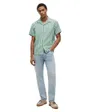 Chemise Homme Lin Blend Texture Stp S/S Rf