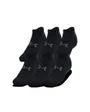 Lot de 6 paires de Socquettes Unisexe UA ESSENTIAL NO SHOW 6PK Noir