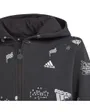 Sweat zip à capuche Enfant J BLUV Q3 FZHD Gris