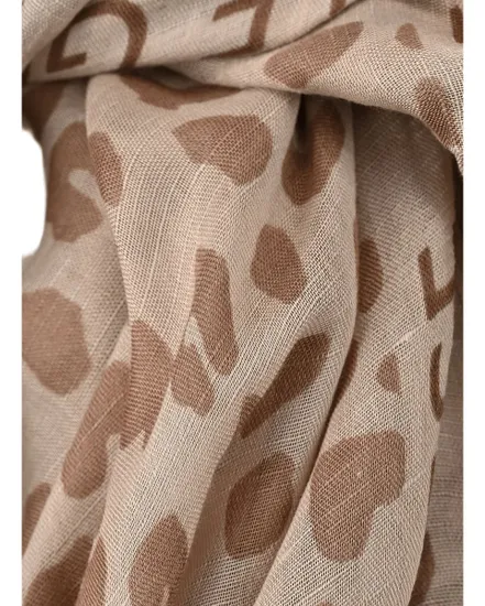 Écharpe Femme Pcsabri Leo Statement Scarf