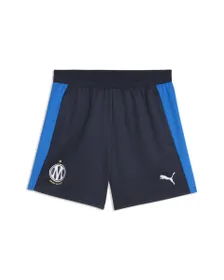 Short de football Enfant OM TRAINING SHORTS W/ POCKET JR Bleu