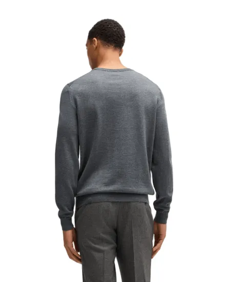 Pull col V Homme BARAM-L Gris Medium