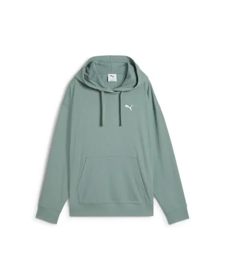 Sweat à capuche Femme ESS ELEVATED COMFORT RIB HOODIE Vert