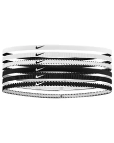 Bandeaux x6 Unisexe NIKE FLEX CLASSIC SLIM HEADBANDS 6PK Blanc