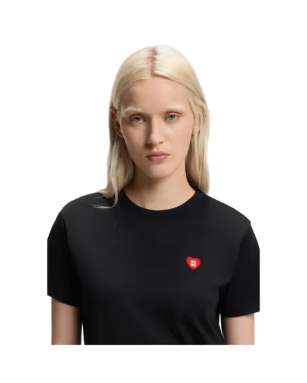 T-shirt col rond Femme DAMACIA 6 Noir