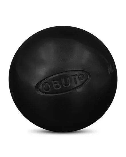 Jeu de 3 boules de pétanque MATCH+ 74 690 0 OBUT Noir