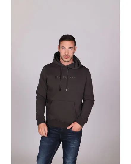 Sweatshirt à capuche manches longues Homme LARIANT - H - SWEAT Gris