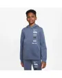 Sweat a a capuche manches longues Enfant B NSW PO HOODIE BB MLOGO Bleu