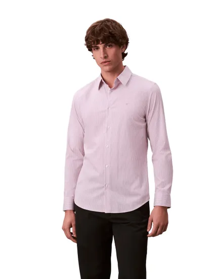 Chemise Homme LS Thin Multi Stripe Stretch Slim Fit