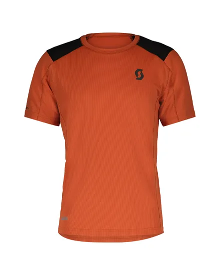 Maillot manches courtes Homme DEFINED TECH Orange/Noir