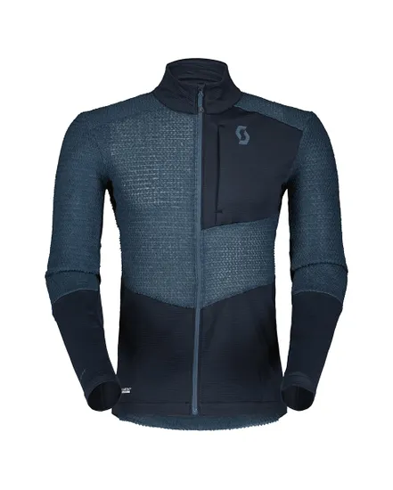 Veste polaire Homme EXPLORAIR ALPHA RAW Bleu Métal/Bleu