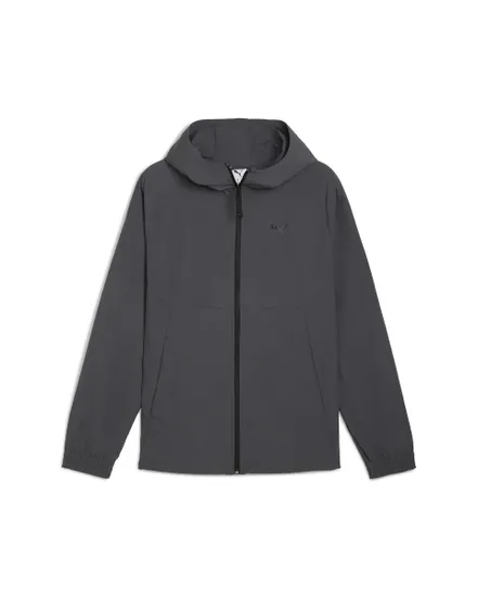 Sweat zip à capuche Homme PUMATECH WOVEN JACKE Gris