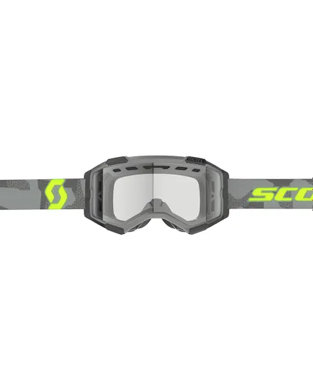 Masque Unisexe FURY ENDURO Gris/Jaune