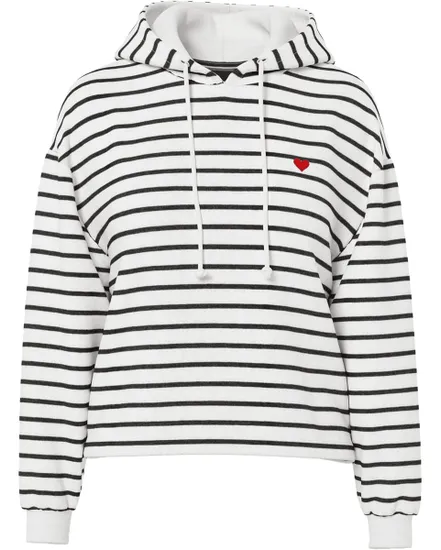 Sweat À Capuche Femme PCCHILLI Rayé