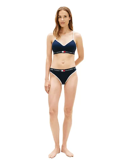 Culotte Bikini Femme Côtelée Tommy Hilfiger