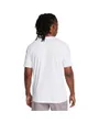 *T-shirt MC Homme UA M SLICED WORDMARK 60/40S SS Blanc