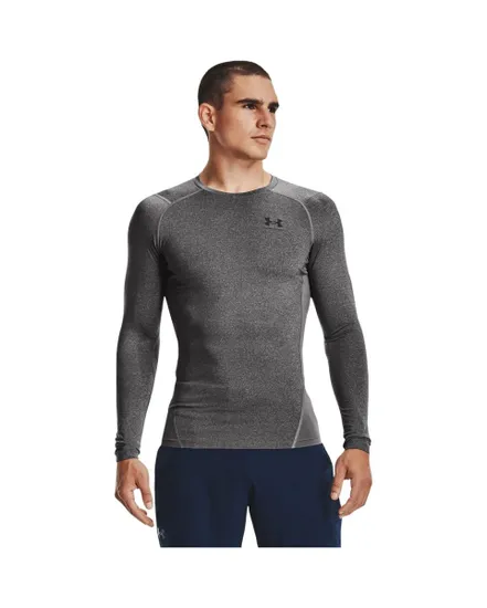T-Shirt ML Homme UA HG ARMOUR COMP LS Gris