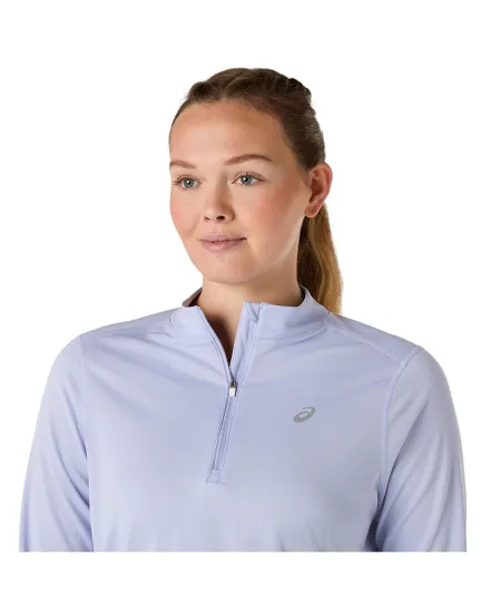 Haut d'entrainement Femme ICON 1/2 ZIP LS TOP Bleu