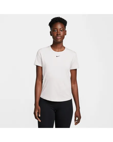 T-shirt Femme W NK ONE CLASSIC DF SS TOP Blanc