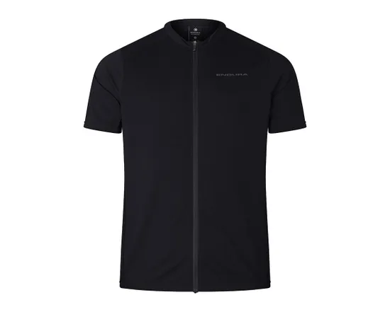 Maillot manches courtes Homme LOOP ZIPPED Noir