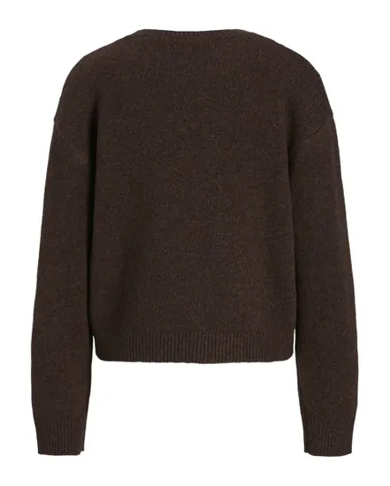 Pull Femme JXHARVI CREW NECK KNIT Marron