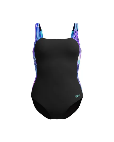 Maillot de bain Femme ECO LUNALUSTRE 1P BLU/GRN Noir
