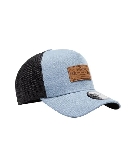 Casquette Trucker Unisexe Denim Leather Patch New Era Nvy