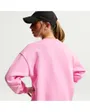 Sweat Enfant G NSW STDIO FLC OVRSZD CRW AOP Rose