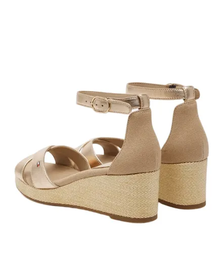 Sandales Femme FLAG METALLIC MID WEDGE ESPAD Or