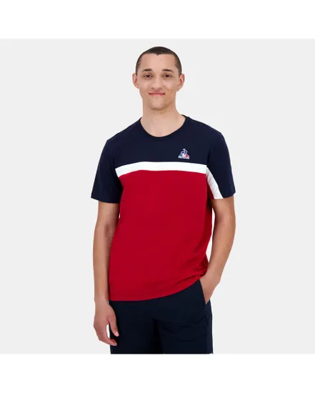 T-shirt TRICOLORE Homme Rouge
