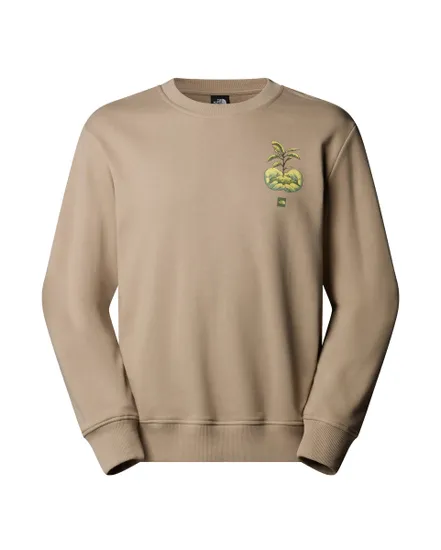 Sweat Homme M CONNECT RELAXED CREW SWEATSHIRT Beige