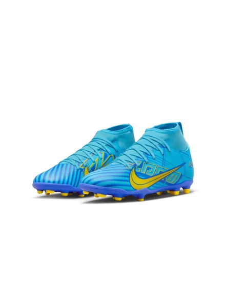 Crampons de football Enfant JR SUPERFLY 9 CLUB KM FG/MG Bleu