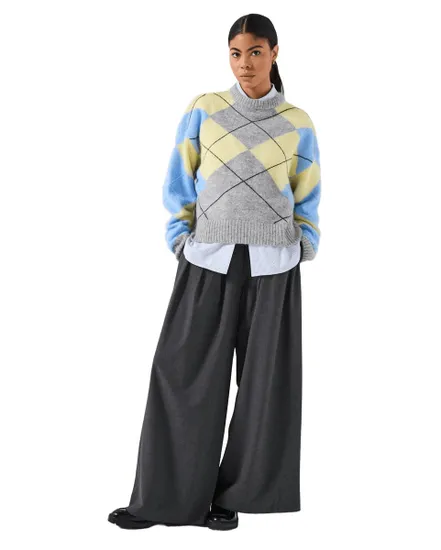 Pull Homme Argyle Alpaga