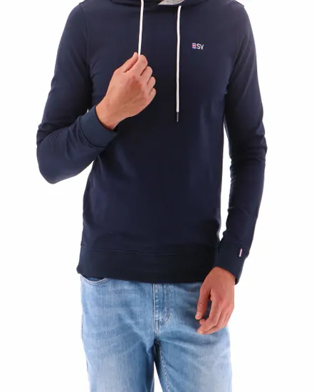 Sweatshirt à capuche mode manches longues Homme LUNOY - H - SWEAT Bleu