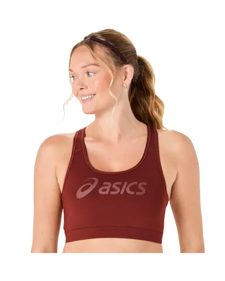 Brassière Femme ESSENTIAL ASICS LOGO PADLESS BRA Rouge