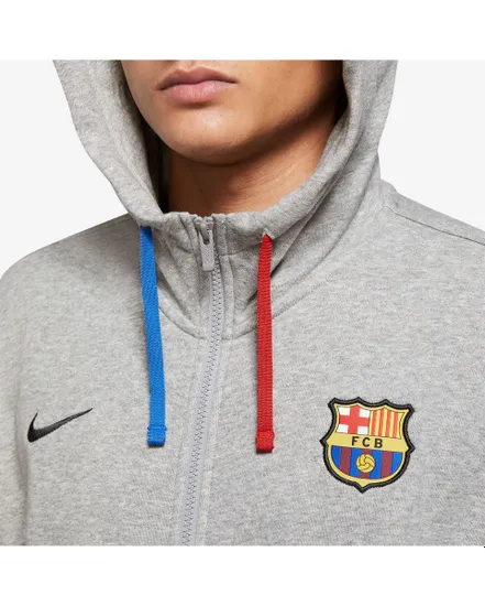 Veste manches longues Homme FCB M NSW CLUB HOODIE FZ FT CL Gris