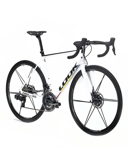 Vélo de route Unisexe 785 HUEZ RS SHIMANO DURA ACE DI2 2X12 DISC Blanc