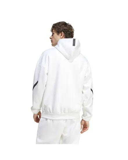 Sweat zip à capuche Homme M Z.N.E. FZ Blanc